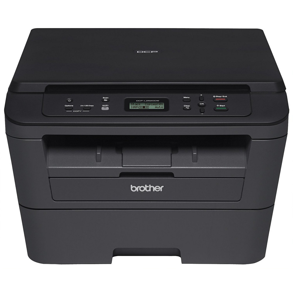Brother DCPL2520DW Wireless Compact Multifunction Laser Printer