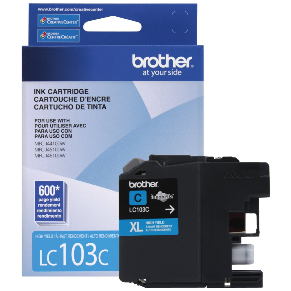 Brother LC103 High Yield Cartridge Ink Cyan
