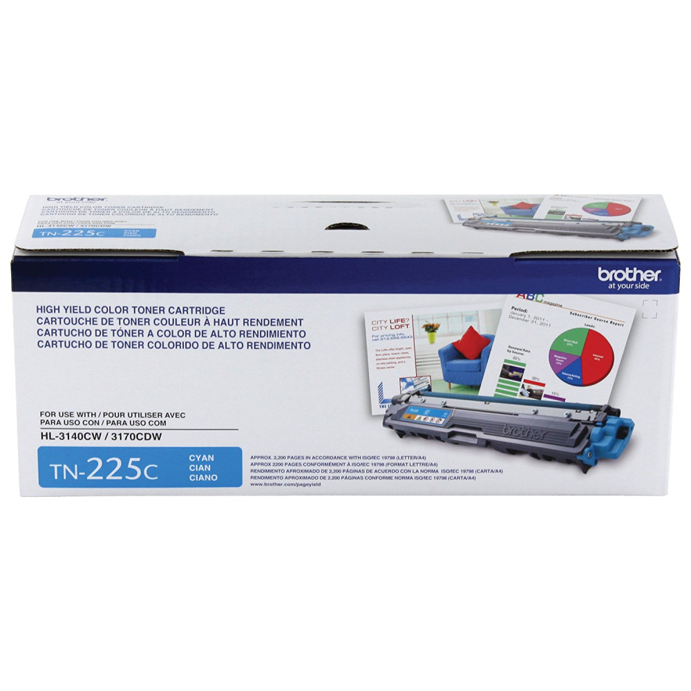 Brother TN225C High Yield Cyan Toner Cartridge