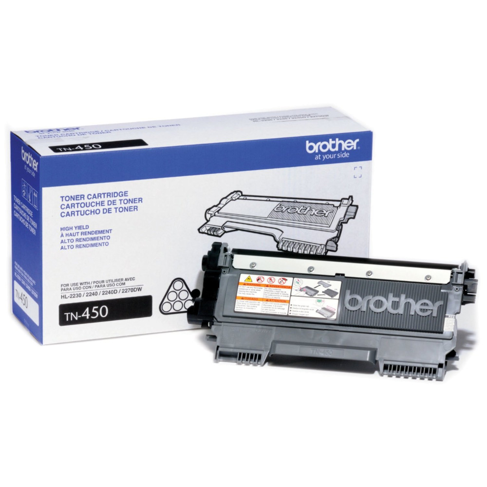 Brother TN450 High Yield Toner Cartridge, Black