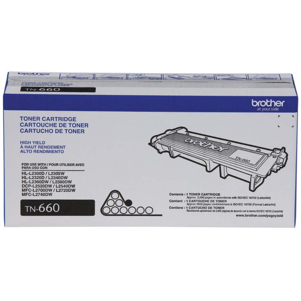 Brother TN660 High Yield Black Toner A & Y Electronics