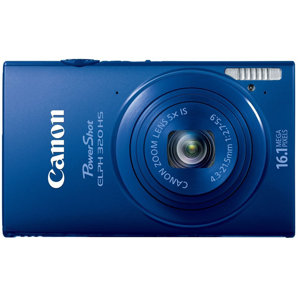 Canon PowerShot ELPH 320 HS 16.1 MP CMOS Digital Camera, Blue
