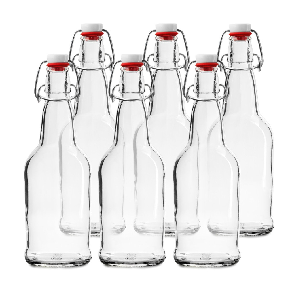 Chef's Star Easy Cap Beer Bottles 6 Pack 16 oz.