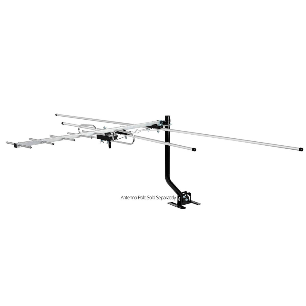 ViewTV DA-290 Indoor/Outdoor Compact Yagi HDTV Antenna for Roof or Attic - 80 Miles Range