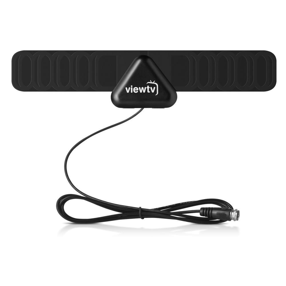 ViewTV 25 Mile Mini Flat HD Digital Indoor TV Antenna - 25 Miles Range - Black