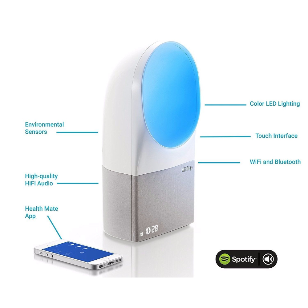 Withings Aura Connected Alarm Clock with Wake Up Light Sound System A Y Electronics