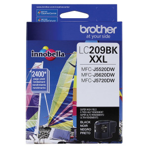 Brother LC209BK Super High Yield Ink Cartridge, Black