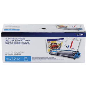 Brother TN221C Standard Yield Cyan Toner Cartridge